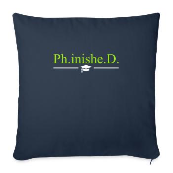 Doctor 2022 Doctorate Doctorate Doctoral Thesis - Sofa pillowcase 17,3'' x 17,3'' (45 x 45 cm) - navy - Front