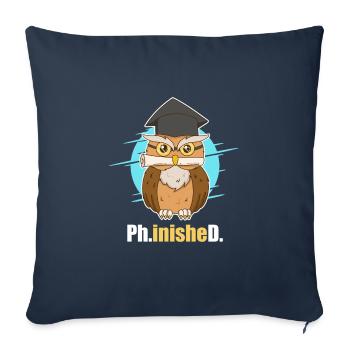 Disputation Doctor 2022 Doctorat - Housse de coussin décorative 45 x 45 cm - bleu marine - Devant