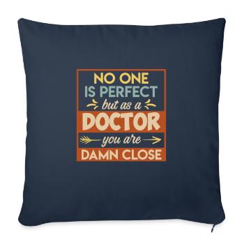 Dissertation beendet Doktor 2022 Promotion - Sofakissenbezug 45 x 45 cm - Navy - Vorne