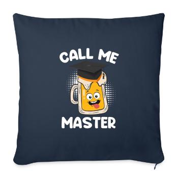 Master's Degree Master 2022 Master - Sofa pillowcase 17,3'' x 17,3'' (45 x 45 cm) - navy - Front