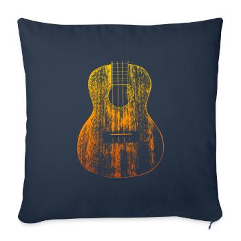 Music teacher Musician I am guitarist guitar - Sofa pillowcase 17,3'' x 17,3'' (45 x 45 cm) - navy - Front