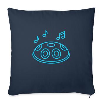 Musicians Band Percussion Drum Drums - Sofa pillowcase 17,3'' x 17,3'' (45 x 45 cm) - navy - Front