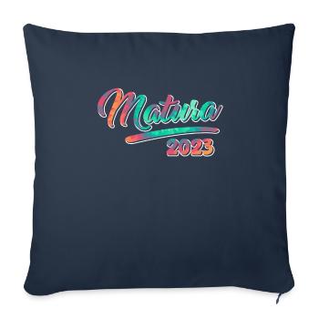 Diplômés du secondaire Matura 20203 - Housse de coussin décorative 45 x 45 cm - bleu marine - Devant