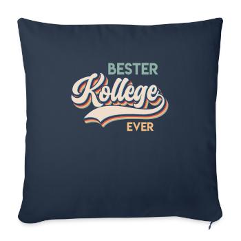 Collègues de travail Meilleur collègue de tous les temps - Housse de coussin décorative 45 x 45 cm - bleu marine - Devant