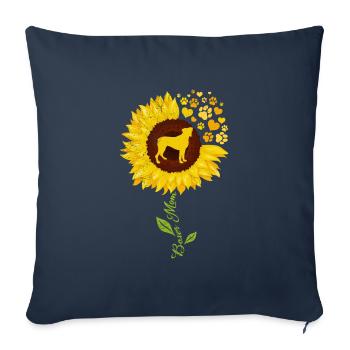 BOXER MAMI German Boxer Dog Owner - Sofa pillowcase 17,3'' x 17,3'' (45 x 45 cm) - navy - Front
