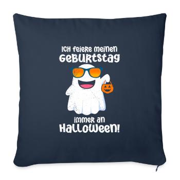 Halloween Party I'M CELEBRATING MY BIRTHDAY - Sofa pillowcase 17,3'' x 17,3'' (45 x 45 cm) - navy - Front