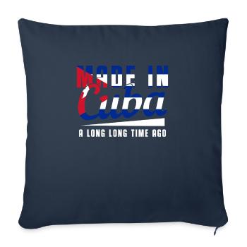 Kuba - Sofakissenbezug 45 x 45 cm - Navy - Vorne