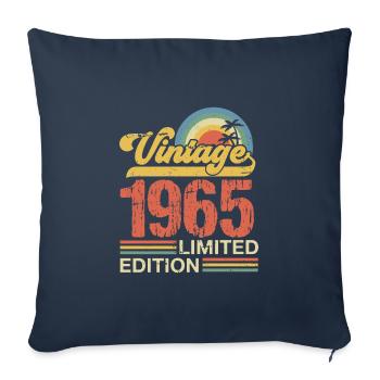 1965 - Sofa pillowcase 17,3'' x 17,3'' (45 x 45 cm) - navy - Front