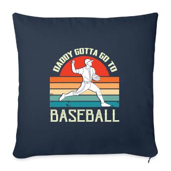 Father's Day gift for dad for Men's Day - Sofa pillowcase 17,3'' x 17,3'' (45 x 45 cm) - navy - Front