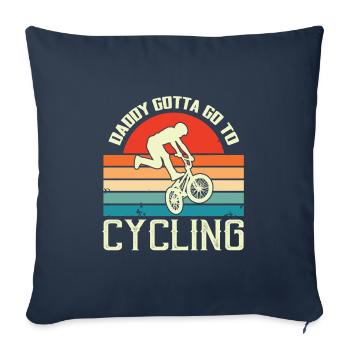 Father's Day gift for dad on Father's Day - Sofa pillowcase 17,3'' x 17,3'' (45 x 45 cm) - navy - Front