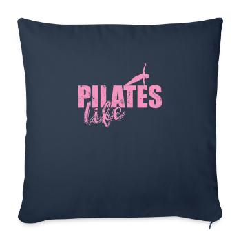 Words cannot convey the Love I have for Pilates - Sofa pillowcase 17,3'' x 17,3'' (45 x 45 cm) - navy - Front