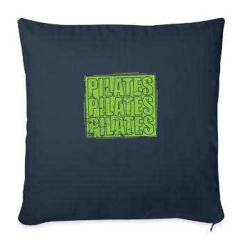 Pilates Sport Powerhouse Fitness - Sofa pillowcase 17,3'' x 17,3'' (45 x 45 cm) - navy - Front