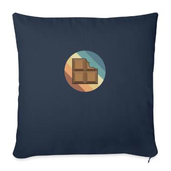 Bar Chocolate Candy Cocoa - Sofa pillowcase 17,3'' x 17,3'' (45 x 45 cm) - navy - Front