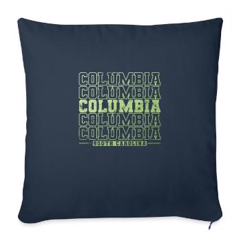 Columbia, une ville de l’État de Caroline du Sud, aux États-Unis. - Housse de coussin décorative 45 x 45 cm - bleu marine - Devant