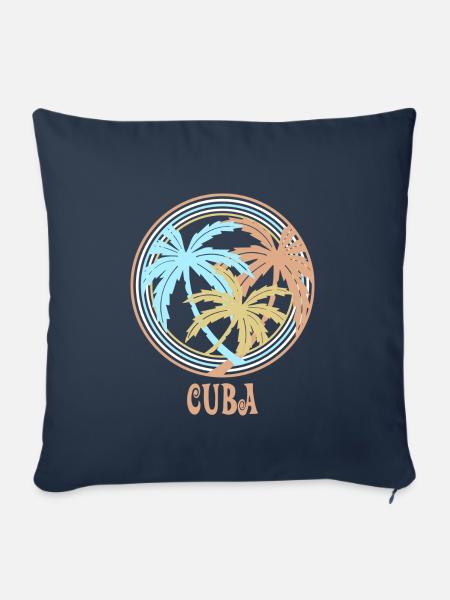 Cuba - Sofakissenbezug 45 x 45 cm - Navy