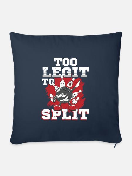 Funny Bowling Pins - Sofakissenbezug 45 x 45 cm - Navy