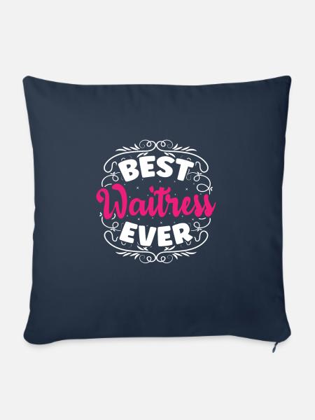 Best Waitress Ever - Sofakissenbezug 45 x 45 cm - Navy