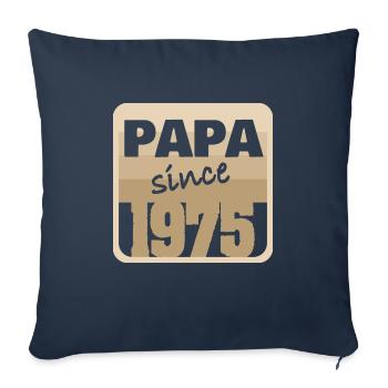 1975 - Sofa pillowcase 17,3'' x 17,3'' (45 x 45 cm) - navy - Front