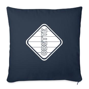 Gift for Odette - Sofa pillowcase 17,3'' x 17,3'' (45 x 45 cm) - navy - Front