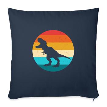T-Rex - Sofa pillowcase 17,3'' x 17,3'' (45 x 45 cm) - navy - Front