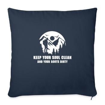 Wander - Sofa pillowcase 17,3'' x 17,3'' (45 x 45 cm) - navy - Front