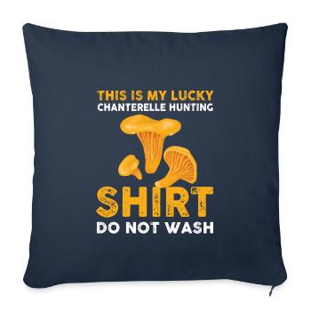 Chanterelle Lucky T-Shirt - Sofa pillowcase 17,3'' x 17,3'' (45 x 45 cm) - navy - Front