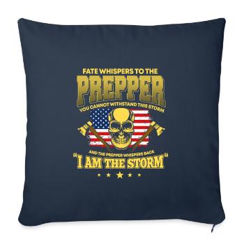 American Prepper Outfit America - Sofa pillowcase 17,3'' x 17,3'' (45 x 45 cm) - navy - Front