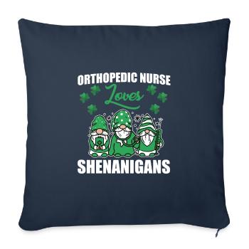 Retro Ferry Clothing Container Ship - Sofa pillowcase 17,3'' x 17,3'' (45 x 45 cm) - navy - Front
