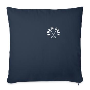 Snow Golf Chest Pockets Design - Sofa pillowcase 17,3'' x 17,3'' (45 x 45 cm) - navy - Front