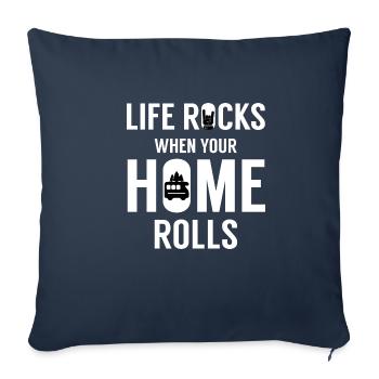 Camper - Sofa pillowcase 17,3'' x 17,3'' (45 x 45 cm) - navy - Front