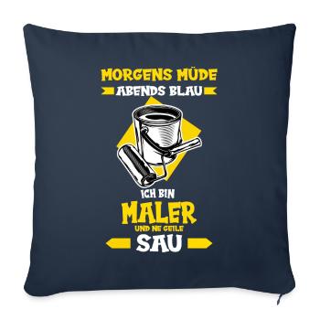 Maler und Lackierer Maler Lackierer Handwerker - Sofakissenbezug 45 x 45 cm - Navy - Vorne