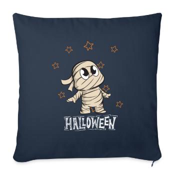 Halloween Mumie - Sofakissenbezug 45 x 45 cm - Navy - Vorne