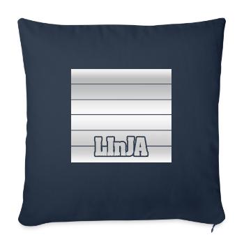 Daughter Linja - Sofa pillowcase 17,3'' x 17,3'' (45 x 45 cm) - navy - Front