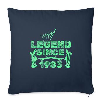 Legends 1983 - Sofa pillowcase 17,3'' x 17,3'' (45 x 45 cm) - navy - Front
