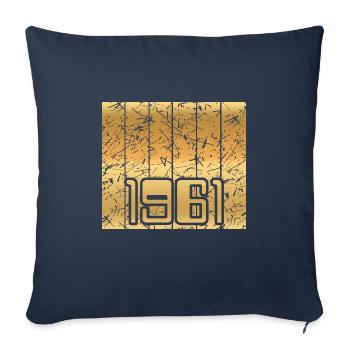 Heimat 1961 - Sofakissenbezug 45 x 45 cm - Navy - Vorne