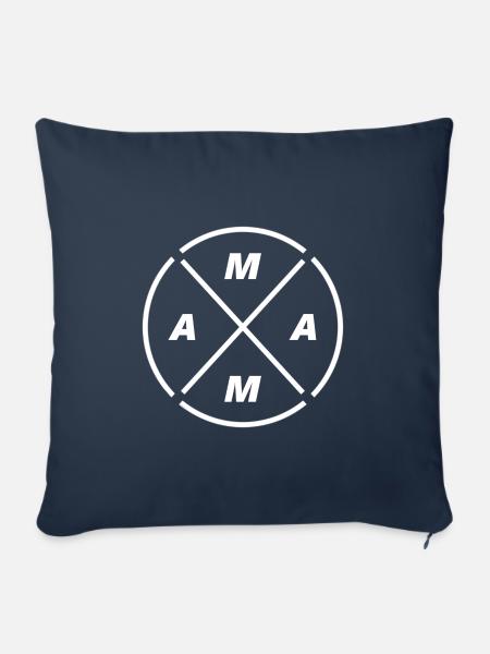 Mama - Sofakissenbezug 45 x 45 cm - Navy