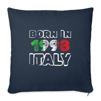 1998 - Sofa pillowcase 17,3'' x 17,3'' (45 x 45 cm) - navy - Front