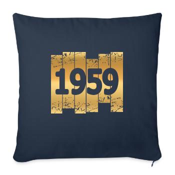 1959 - Sofa pillowcase 17,3'' x 17,3'' (45 x 45 cm) - navy - Front