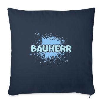 Job Builder - Sofa pillowcase 17,3'' x 17,3'' (45 x 45 cm) - navy - Front