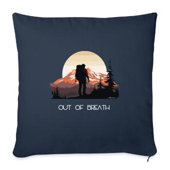 Wildlife Trees Nature Forest I Love Hiking - Sofa pillowcase 17,3'' x 17,3'' (45 x 45 cm) - navy - Front