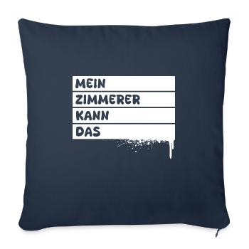 Zimmerer - Sofakissenbezug 45 x 45 cm - Navy - Vorne