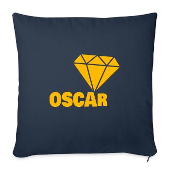 Geschenk für Oscar - Sofakissenbezug 45 x 45 cm - Navy - Vorne