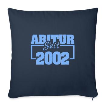 Jahr 2002 - Sofakissenbezug 45 x 45 cm - Navy - Vorne