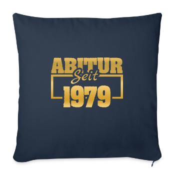 Graduating Class of 1979 - Sofa pillowcase 17,3'' x 17,3'' (45 x 45 cm) - navy - Front