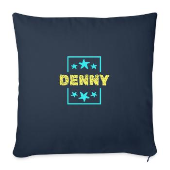 Denny Denny - Sofa pillowcase 17,3'' x 17,3'' (45 x 45 cm) - navy - Front