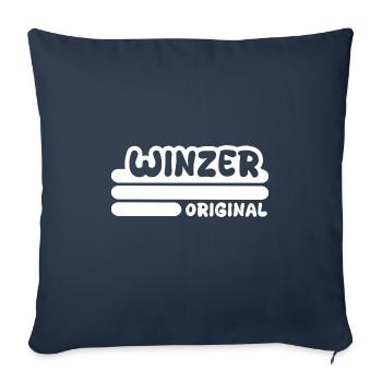Winzer - Sofakissenbezug 45 x 45 cm - Navy - Vorne