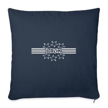 Deniz en star - Housse de coussin décorative 45 x 45 cm - bleu marine - Devant