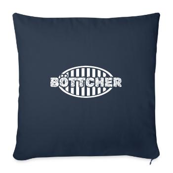 Böttcher comme métier - Housse de coussin décorative 45 x 45 cm - bleu marine - Devant