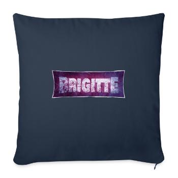 Brigitte - Sofa pillowcase 17,3'' x 17,3'' (45 x 45 cm) - navy - Front