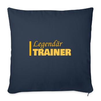 Profession Trainer - Sofa pillowcase 17,3'' x 17,3'' (45 x 45 cm) - navy - Front